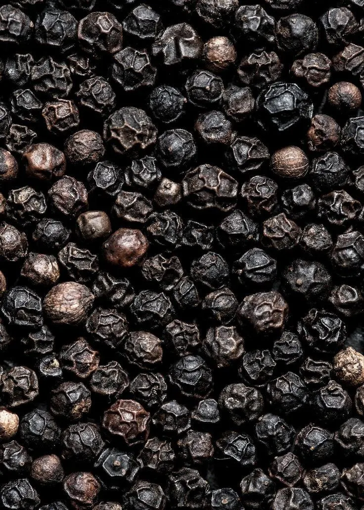 Black peppercorns