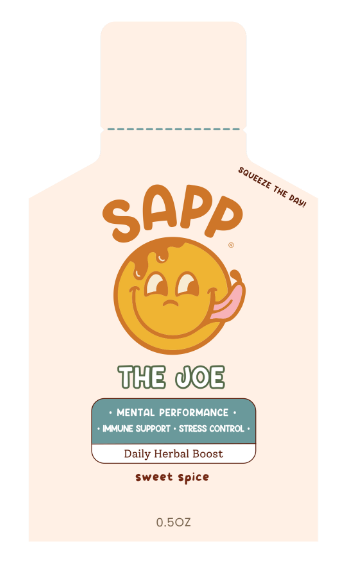 Sapp The Joe sachet front — SAPP branding